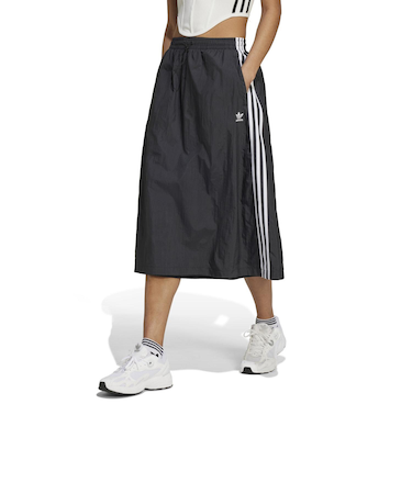 IY7275　W 3ST LONG SKIRT　BLACK　682449-0001