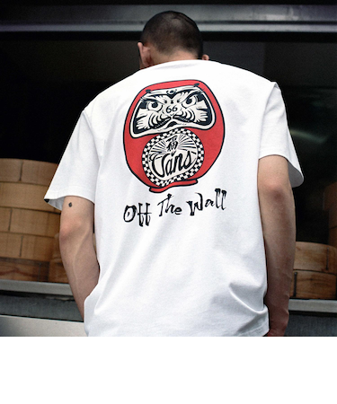 VN000NUUWHT DARUMA TEE ABC WHITE 678117-0001