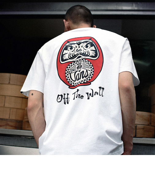 VN000NUUWHT DARUMA TEE ABC WHITE 678117-0001