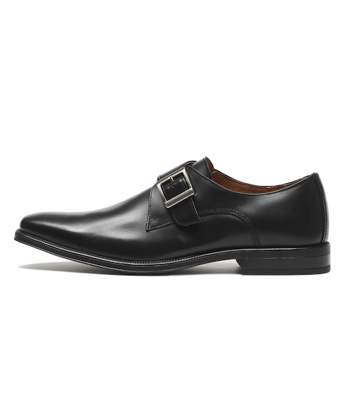 HB50062　PLAIN MONK　BLACK　663618-0001