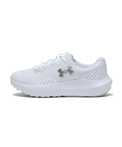 3028571　W UA W Charged Surge 4 WIDE　101WHT/DSG/MSV　684522-0002