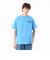 124K1012800　M Checket Flags TEE　BLUE　682622-0003