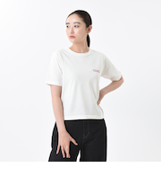 124K3011000　W color scheme T-shirt　OFF WHITE　682612-0001