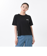 124K3011000　W color scheme T-shirt　BLACK　682612-0002