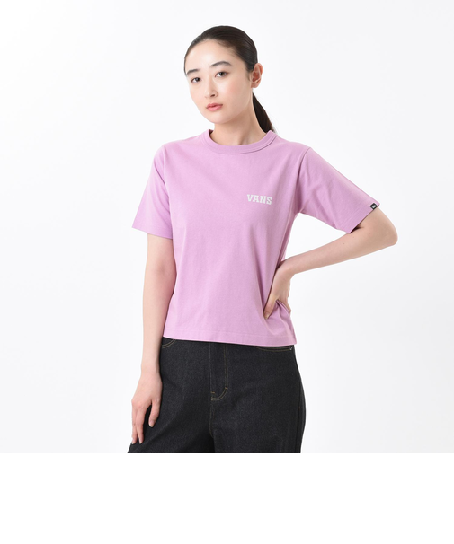 124K3011000　W color scheme T-shirt　PURPLE　682612-0003