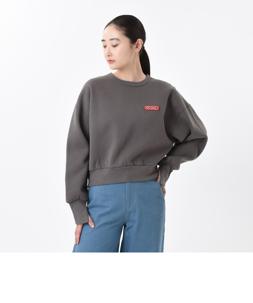 124K3041100　W cuff slit sweat　GRAY　682613-0002