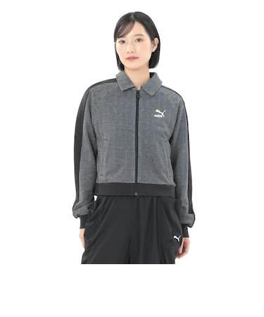 629055　W T7 TRACK JACKET　01BLK/A.SNOW　684000-0001