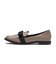 JE-2053　BICOLOR RIBBON LOAFERS　E/BEIGE　685617-0002