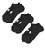 1386313　U UA TC 3pk No Show　001BLK/BLK/WHT　684406-0001