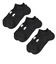 1386313　U UA TC 3pk No Show　001BLK/BLK/WHT　684406-0001