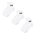 1386372　U UA TC 3pk Qtr　101WHT/WHT/BLK　684407-0002