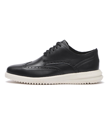 C38712　GRAND+ WINGTIP OXFORD　*BLACK/IVORY　687275-0001