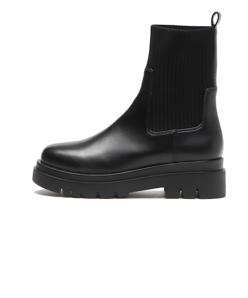 W3046　TRACK KNIT COMBI 5.5　BLACK　681384-0001