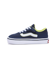 V3854K　17-22 SCLIPT　NAVY/WHT/LIME　681106-0002