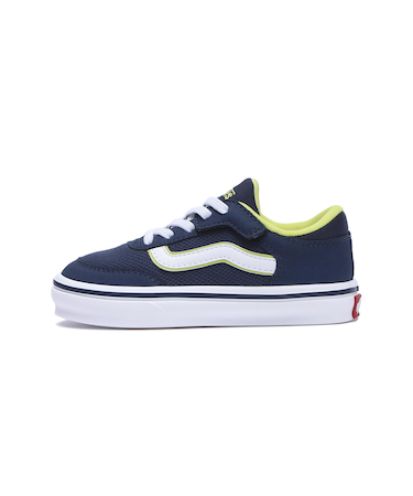 V3854K　17-22 SCLIPT　NAVY/WHT/LIME　681106-0002