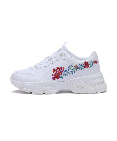 401270　CASSIA VIA EMBROIDERY　*01WHITE/F.GRAY　682409-0001