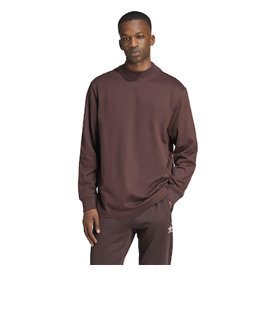 IW3258　M LS MOCK NECK　SHADOWBROWN　682585-0001