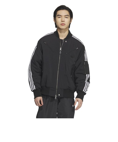 JD3743　M NEW PAD JKT　BLACK/UORANGE　683082-0001