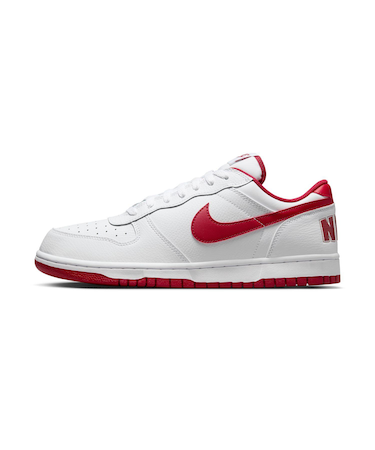 M355152A　BIG NIKE LOW　150WHT/GYMRED　688156-0004