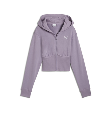 629099　W DT GYM2K CROPPED FZ HOODIE　30PALE PLUM　686455-0001