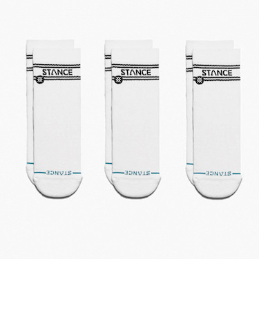 A356A24BAS#WHT　BASIC QUARTER 3 PACK　WHITE　684367-0001