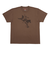 VN000NV31NU　SKATE PEDRO D SS TEE　WALNUT　685592-0001