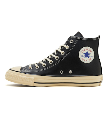 31313510　LEATHER AS US HI　BLACK　687750-0001
