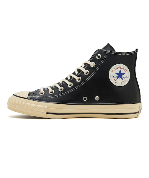 31313510　LEATHER AS US HI　BLACK　687750-0001