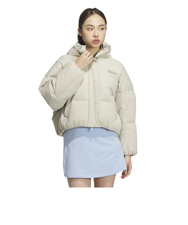 JD3786 W PUFFER CROP DOWN PUTTYGREY 683079-0001