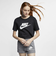BV6176　W ESS CRP TEE ICNFT　010BLACK/WHITE　608756-0001