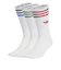 JJ1984　U HIGH CREW SOCKS 3P　WHT/BET/BLU/GRN　689932-0001