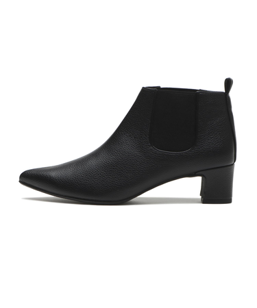 JE-5102　SIDE GORE ANKLE BOOTS5　BLACK　689436-0001