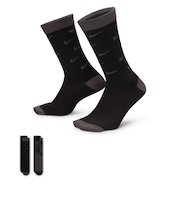 HM5873　U 2P-200 SWSH SOCKS　901BLK/DGRY　690335-0001