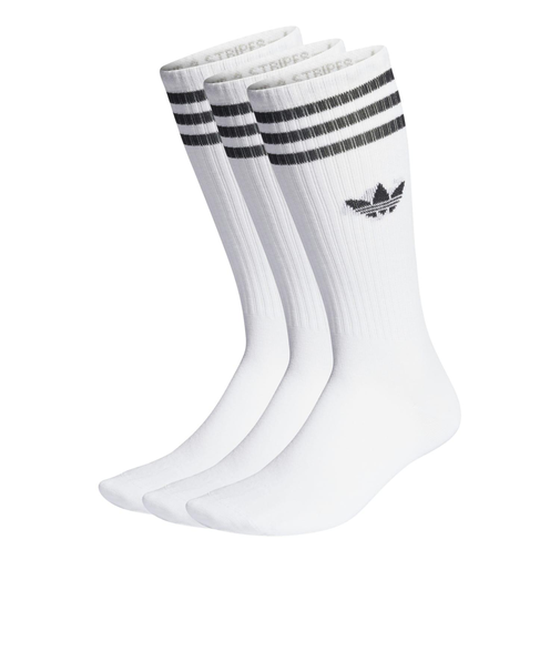 IJ0734　U HIGH CREW SOCKS 3P　WHITE　689929-0001