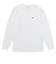 VN0A49LCYB2　M MN LEFT CHEST HIT LS　WHITE-BLACK　682494-0001