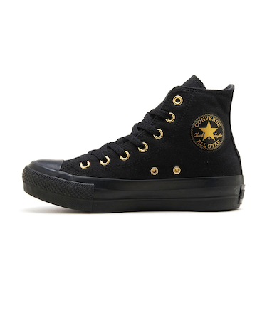 31314230　AS PLTS HEARTSTUDS HI　BLACK　690487-0001