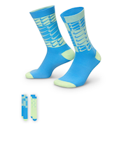 HM5873　U 2P-200 SWSH SOCKS　903NGRN/SBLU　690335-0002