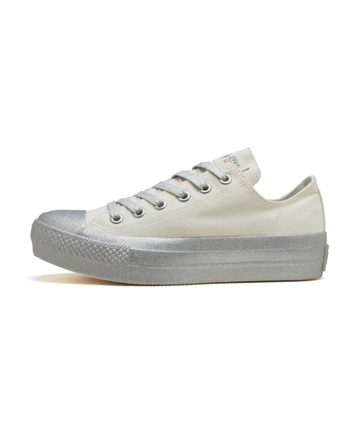 31314220　AS PLTS GLITTERBOTTOM OX　WHITE/SILVER　690534-0001