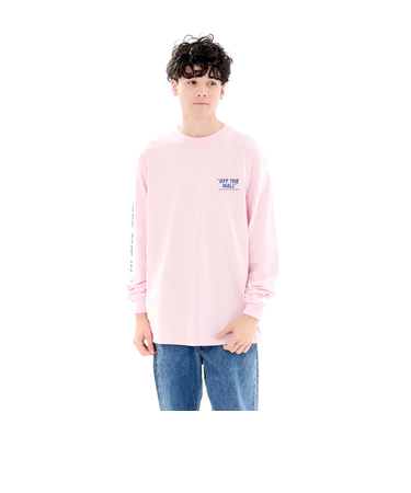 124C1020700　M Off the wall Sleeve L TEE　L/PINK　688998-0003