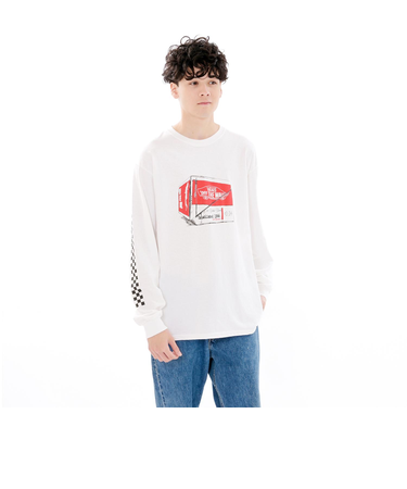 124C1020800　M Vintage Shoe Box L TEE　WHITE　688999-0001