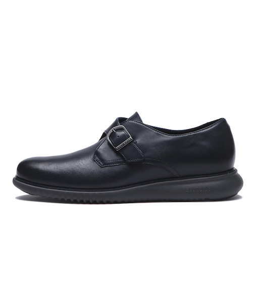 C40708　2.ZEROGRAND MONK STRAP　*NAVY BLAZER　696214-0001