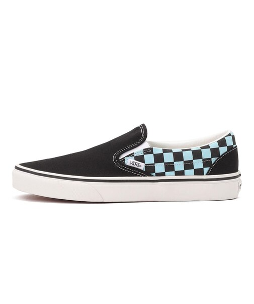 VN000D6BCAU　CLASSIC SLIP-ON　POP CHK CR BLUE　690075-0001