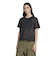 JN6132　W SHEER 3ST TEE　BLACK　689992-0001