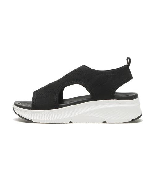 W2059　KNIT SANDAL　BLACK　688110-0001