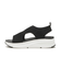 W2059　KNIT SANDAL　BLACK　688110-0001