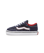 V3854K M.CHK　17-22(H) SCLIPT　NAVY/RED　689105-0002