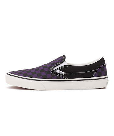 VN000D6B11E　CLASSIC SLIP-ON　POP CHK GRAPE　690074-0001