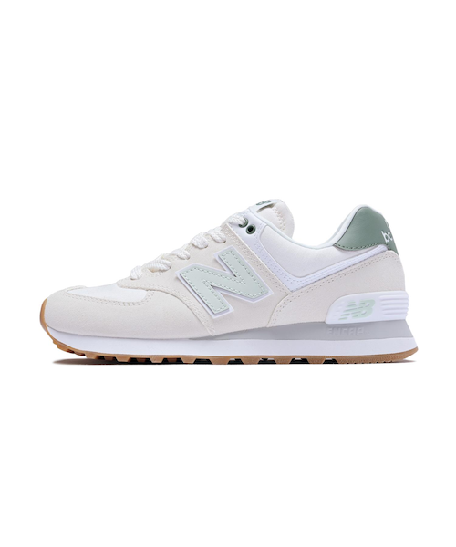 New Balance WL574CGR 23cm ホワイト/グリーン NEW BALANCE】 ニューバランス WL574CGR(B) WL574 WL574CGR