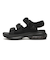 S0056　3BELT SANDAL　BLACK　688400-0001