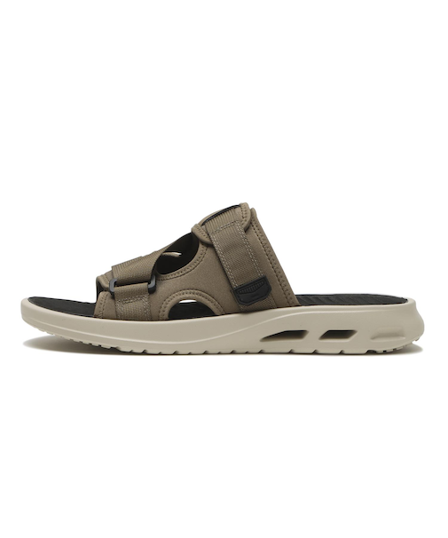 S0051　TAPE SLIDE SANDAL　KHAKI　689020-0002